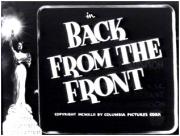 Back from the Front