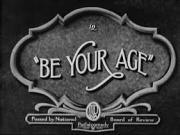 Be Your Age