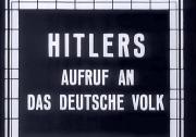 Hitlers Aufruf an das deutsche Volk