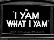 I Yam What I Yam