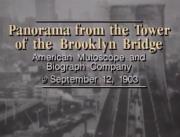 Panorama from the Tower of the Brooklyn Bridge