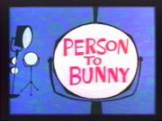 Person to Bunny