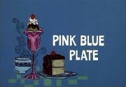 Pink Blue Plate
