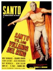 Santo el enmascarado de plata vs los villanos del ring