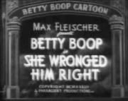She Wronged Him Right