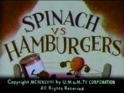 Spinach vs Hamburgers