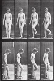 Woman Walking Downstairs