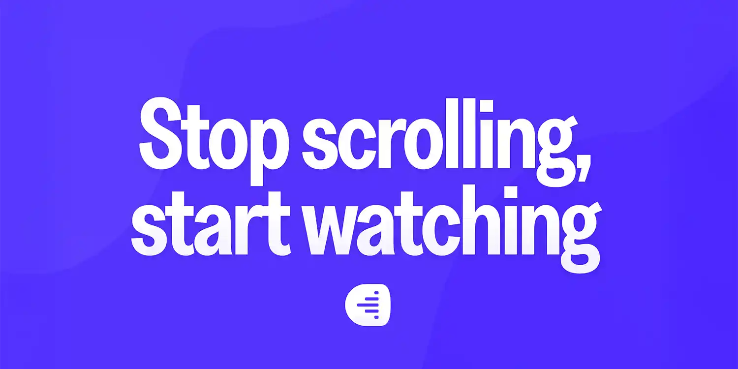 Stop scrolling